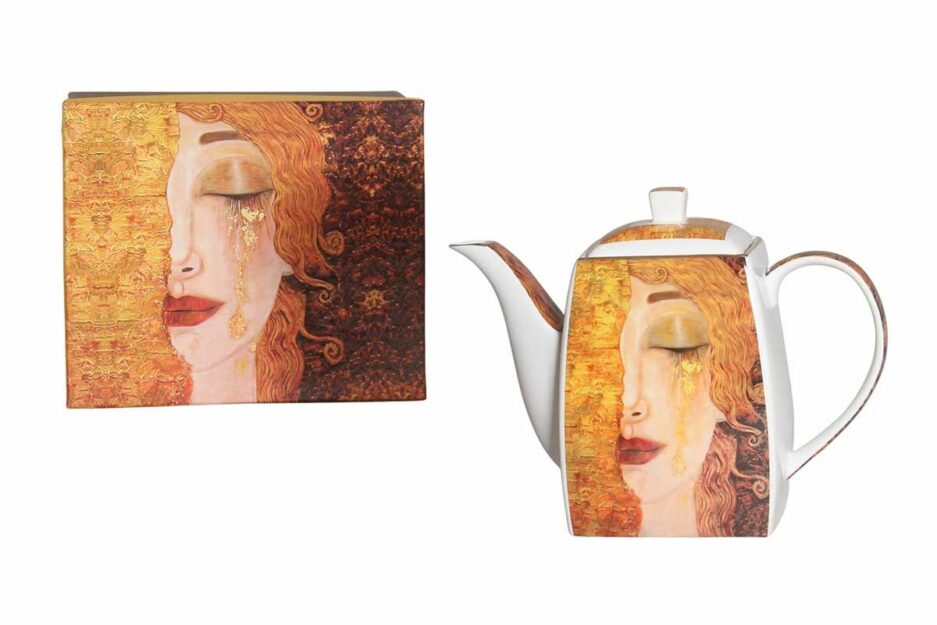 Cafetière Le Baiser d'après Klimt