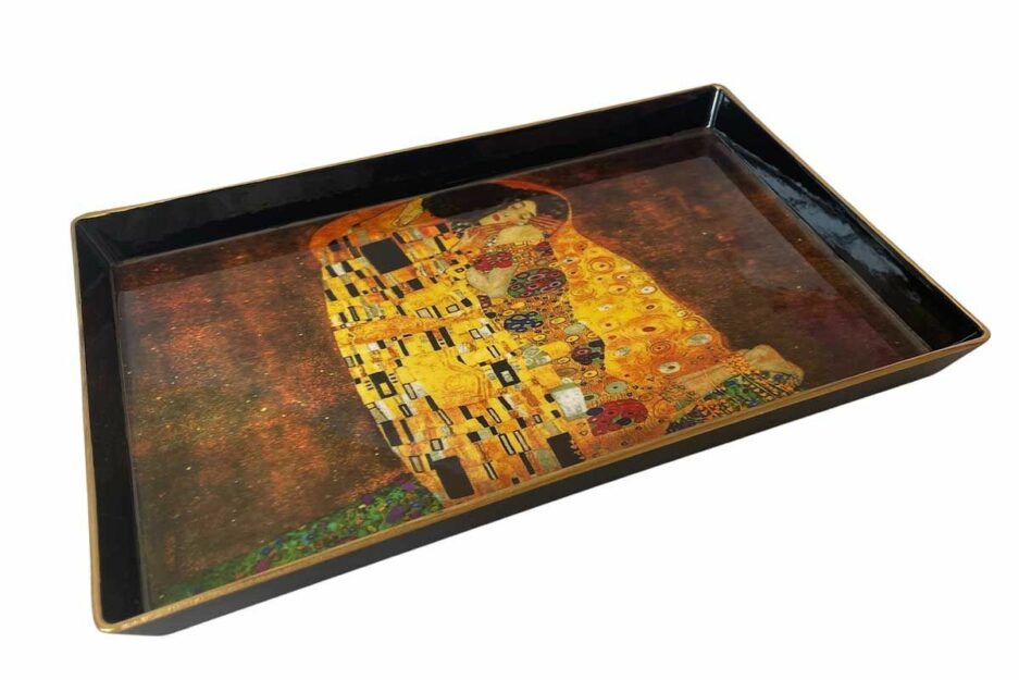 Plateau 40 cm le Baiser d'après Klimt